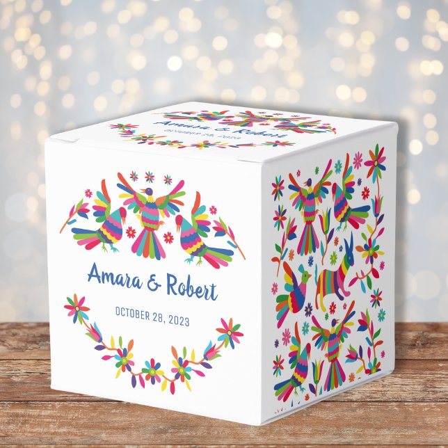 Colourful Otomi Favour Box (Creator Uploaded)