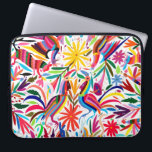 Colourful Otomi Print, Floral/Animal Pattern Laptop Sleeve<br><div class="desc">Colourful otomi print with a traditional Mexican design of flora and fauna. Cheerful and fun.</div>