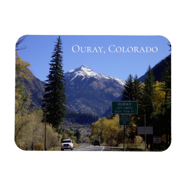 Colourful Ouray, Colorado Magnet (Horizontal)