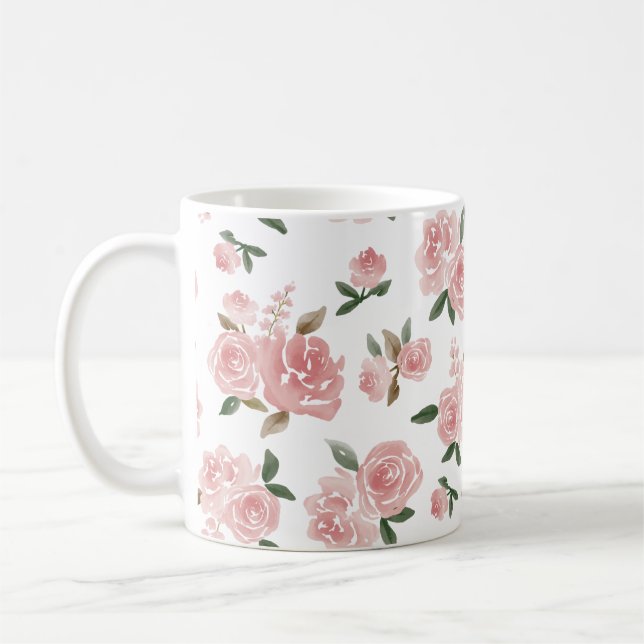 Colourful Owl Graphic Illustration Coffee Mug (Left)
