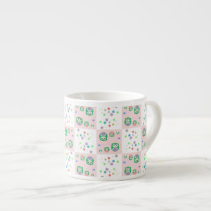 Colourful Owl Pattern For Kids Espresso Cup