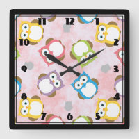 Colourful Owl pattern