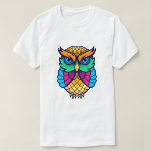 Colourful Owl T-Shirt