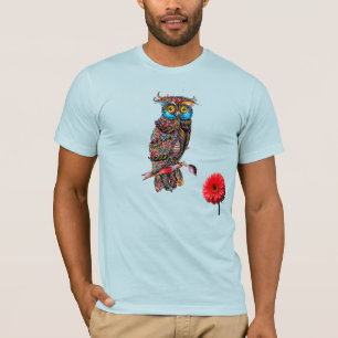 Colourful Owl – Vibrant Forest Spirit Concept T-Shirt