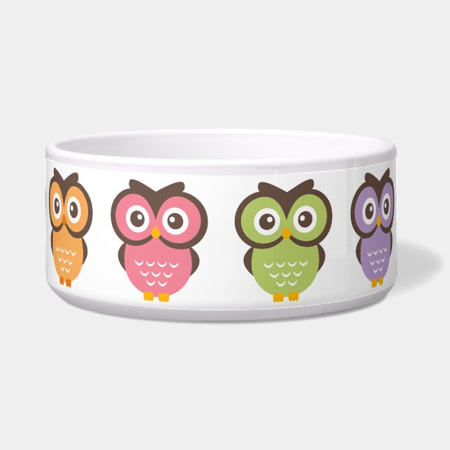 Colourful Owls (Front)