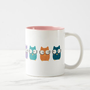 Colourful Owls Mug