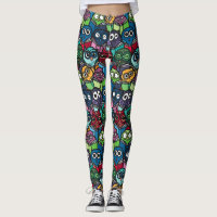 Colourful Owls Reading Cute Seamless Pattern