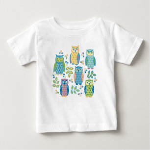 Colourful Owls Toddler T-Shirt