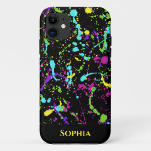 Colourful Paint Splatter- Case-Mate iPhone Case