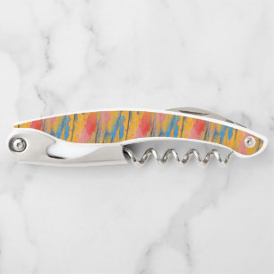 Colourful Paint Splatter Corkscrew