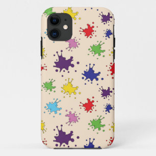 Colourful paint splatter ink splash Case-Mate iPhone case