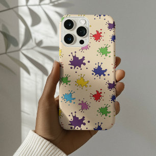 Colourful paint splatter ink splash Case-Mate iPhone case