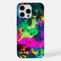 colourful paint splatter