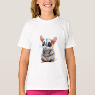 Colourful Paint Splatter Sugar Glider Kids T-Shirt