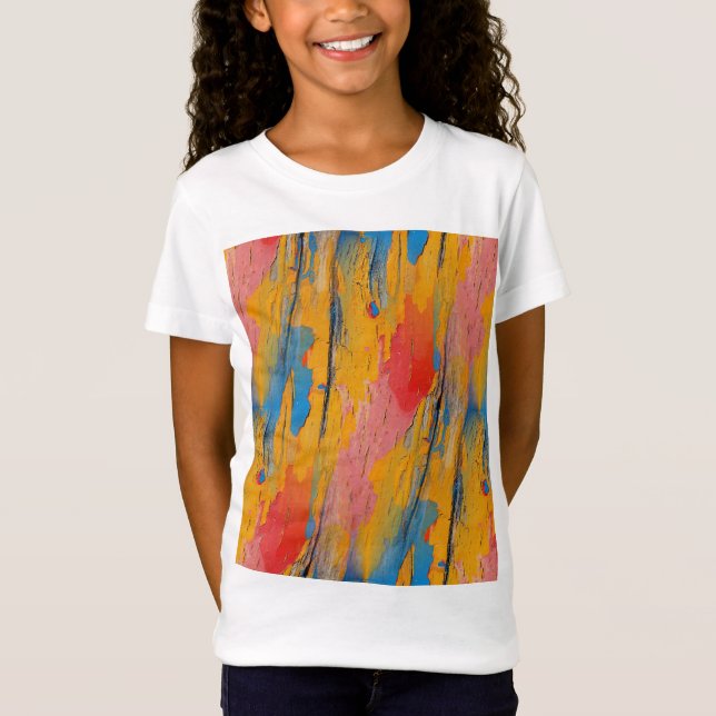 Colourful Paint Splatter T-Shirt (Front)