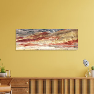 Colourful Painted Hills Landscape Photo Canvas Print