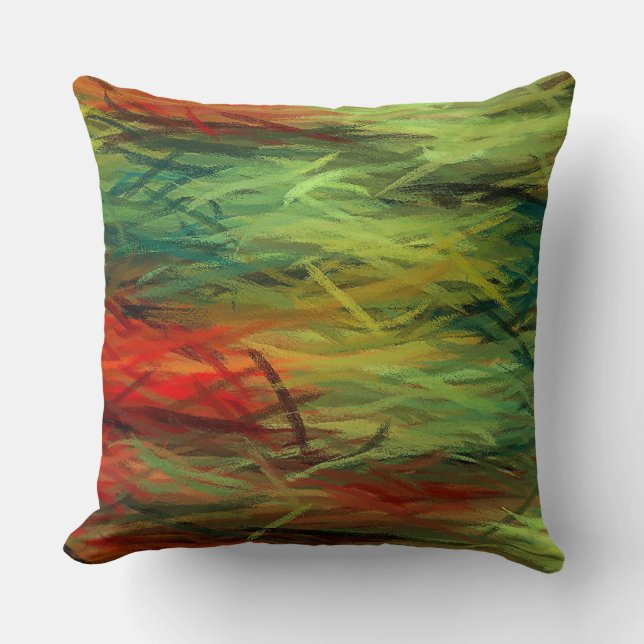 Colourful Painting Abstract Background #4 Cushion (Front)