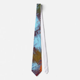 Colourful Painting Abstract Background #7 Tie