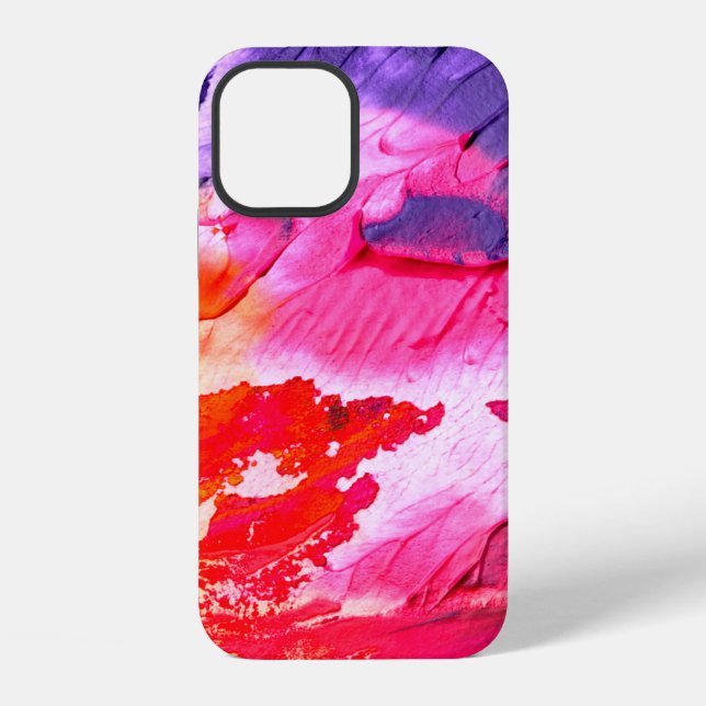 Colourful painting background iPhone case (Back)