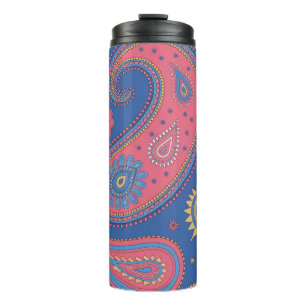 Colourful Paisley Boho Pattern Mug Design