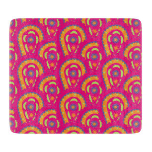 Colourful Paisley Cutting Board