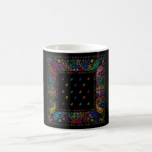 Colourful Paisley Design Coffee Mug