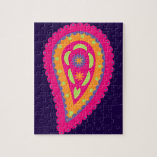 Colourful Paisley Jigsaw Puzzle