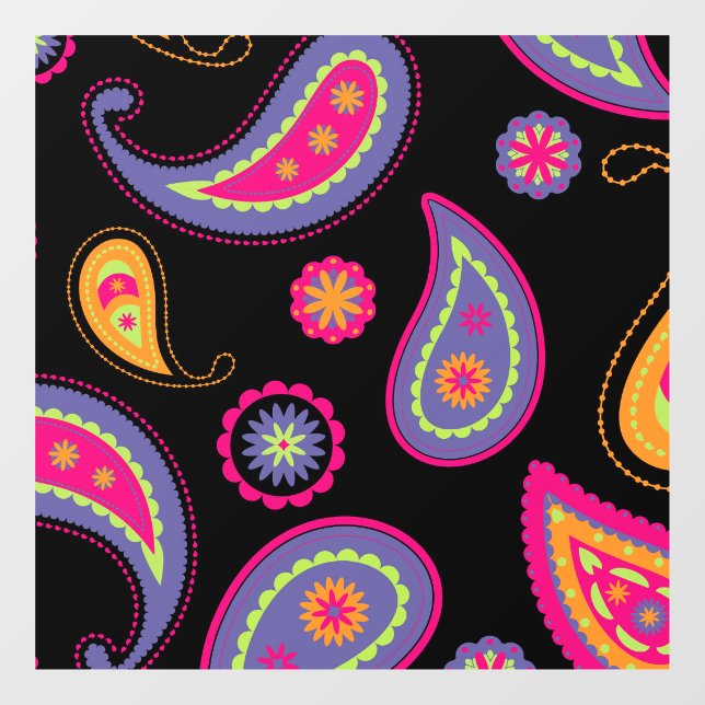 Colourful Paisley Pattern (Sheet)