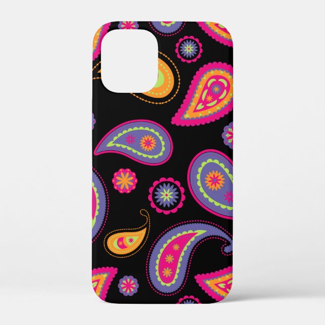 Colourful Paisley Pattern Case-Mate iPhone Case (Back)