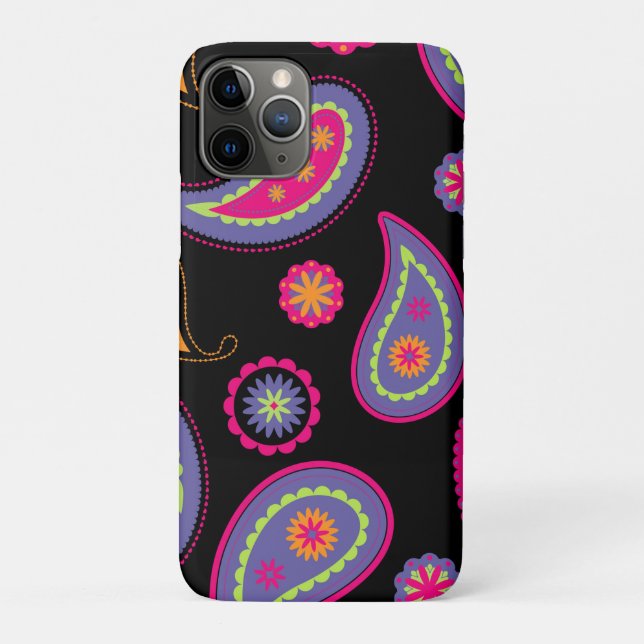 Colourful Paisley Pattern Case-Mate iPhone Case (Back)