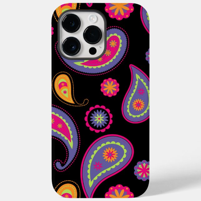 Colourful Paisley Pattern Case-Mate iPhone Case (Back)