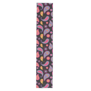 Colourful Paisley Pattern Medium Table Runner