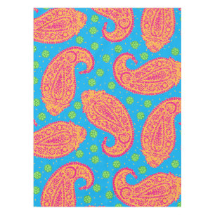 Colourful Paisley Pattern Tablecloth