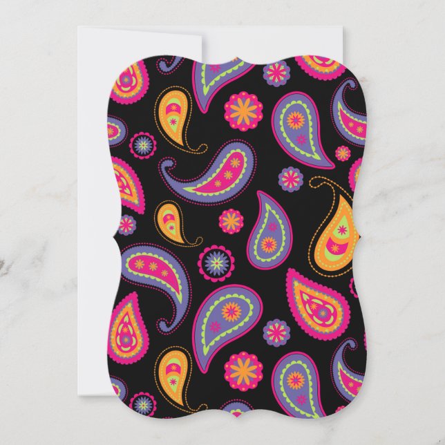 Colourful Paisley seamless Pattern (Front)