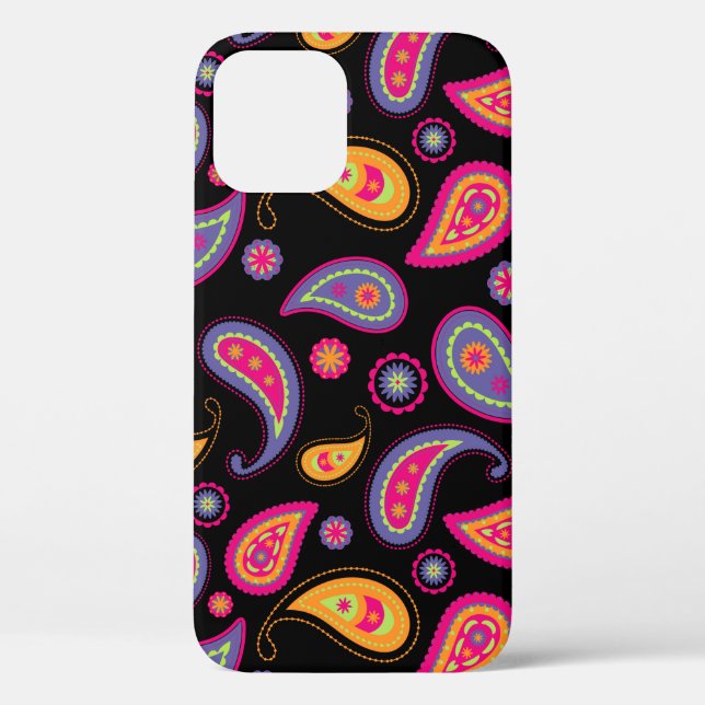 Colourful Paisley seamless Pattern Case-Mate iPhone Case (Back)