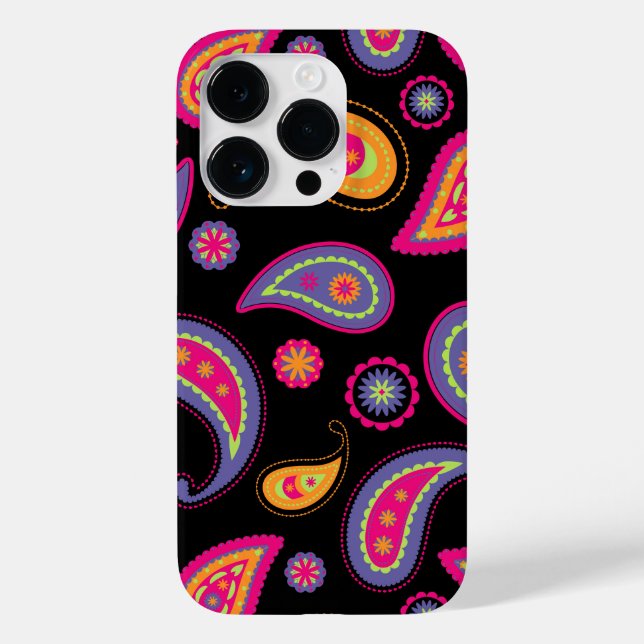 Colourful Paisley seamless Pattern Case-Mate iPhone Case (Back)