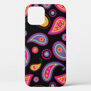Colourful Paisley seamless Pattern iPhone 12 Pro Case