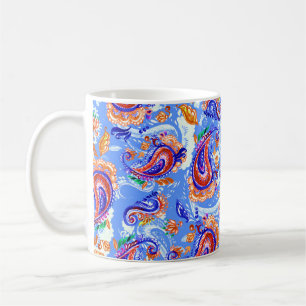 Colourful paisley seamless pattern coffee mug