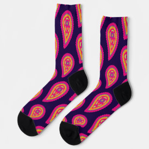 Colourful Paisley Socks