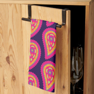 Colourful Paisley Tea Towel
