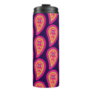 Colourful Paisley Thermal Tumbler