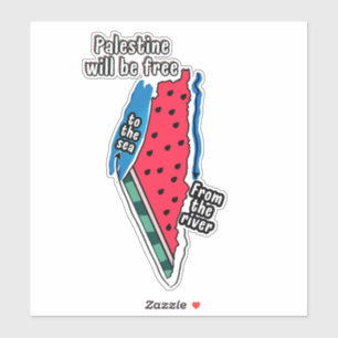 colourful palestine watermelon map graphic design