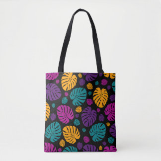 Colourful Palm Leaves Tote Bag