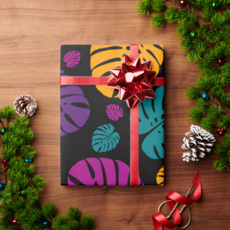 Colourful Palm Leaves Wrapping Paper