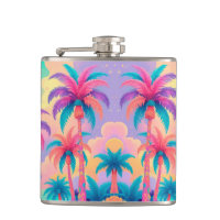 Colourful Palm trees