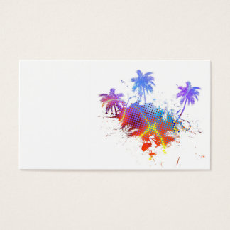 Colourful Palm Trees Illustration