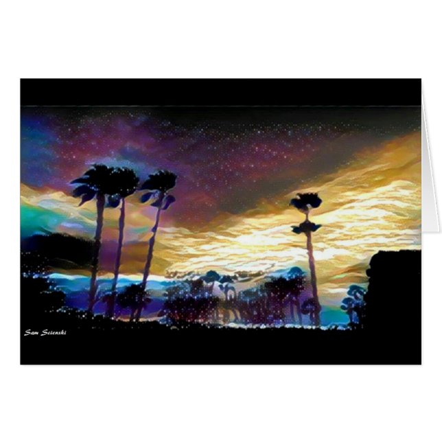 Colourful Palms (Front Horizontal)