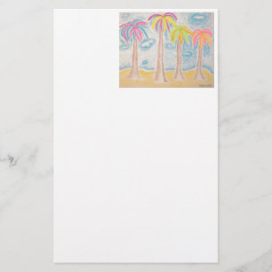 Colourful Palms-stationery Stationery
