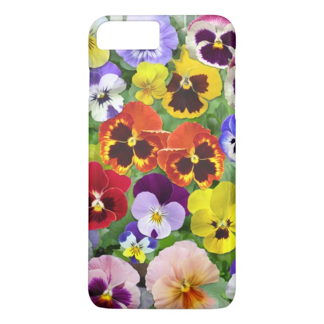 Colourful  Pansies Case-Mate iPhone Case (Back)