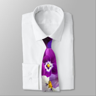 Colourful Pansies, Pretty Flowers, Tie